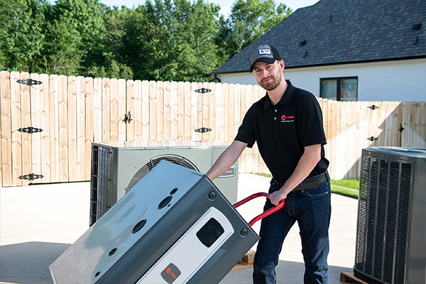 Trane tech with heating unit